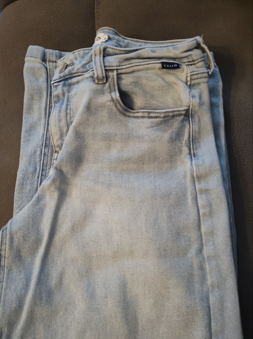 Cello Light Wash Barrel Jeans